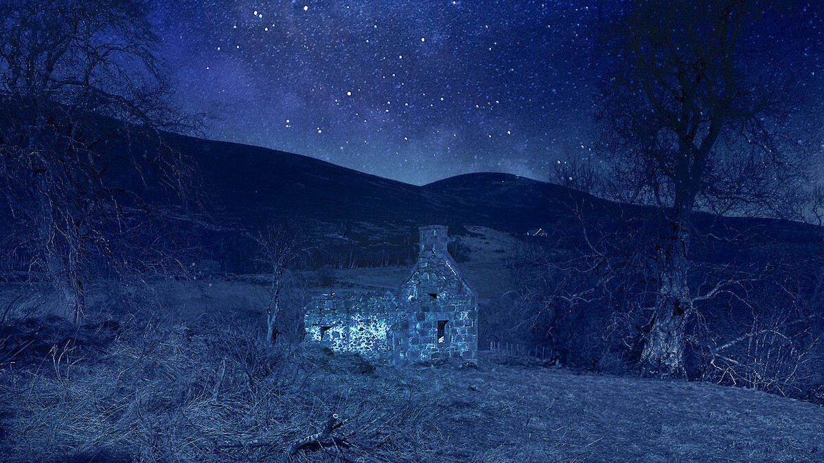 Drams under the stars up in the hills at The Old Bothy