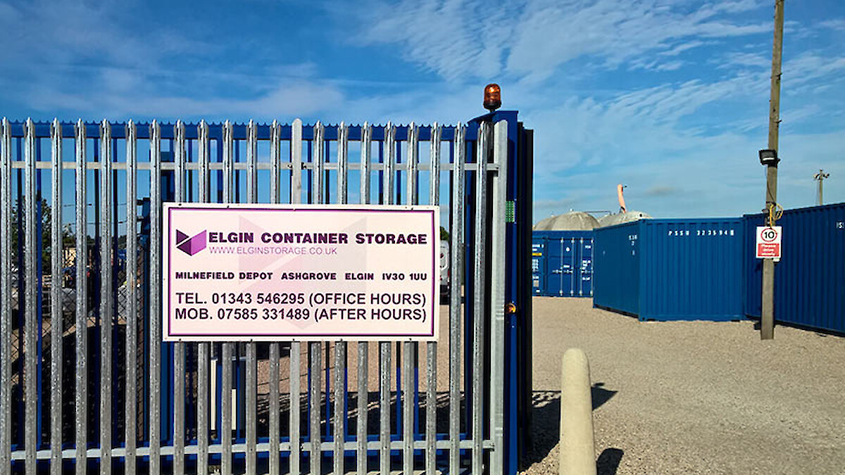 Elgin Container Storage Spirit of Speyside