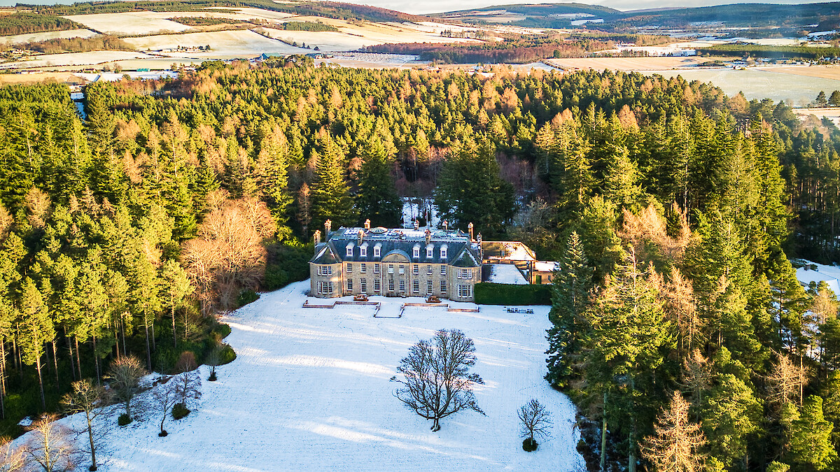 An overview of Blervie House